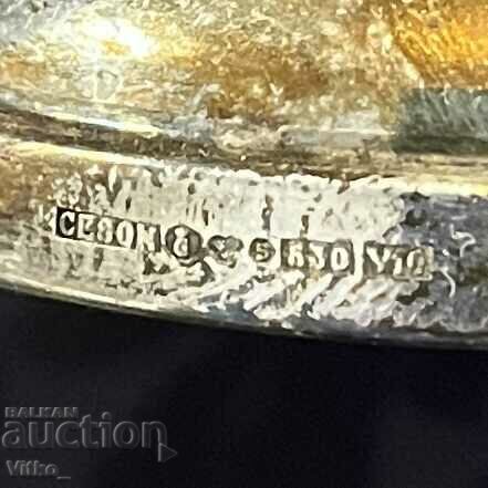 Swedish silver candlestick, markings - 5 Swedish silver candlestick, markings - 5