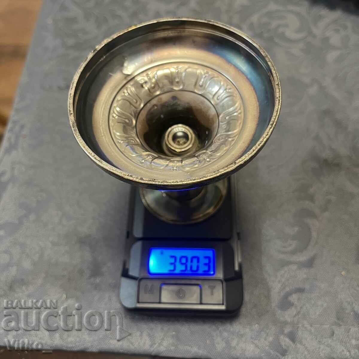 Swedish silver candlestick, markings - 6 Swedish silver candlestick, markings - 6