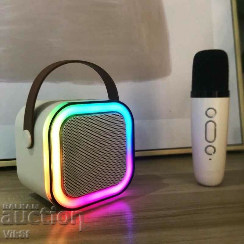 Licitație K12 Mini difuzor Bluetooth Microfon Karaoke,