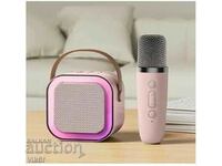 K12 Mini Bluetooth Speaker Karaoke Μικρόφωνο,