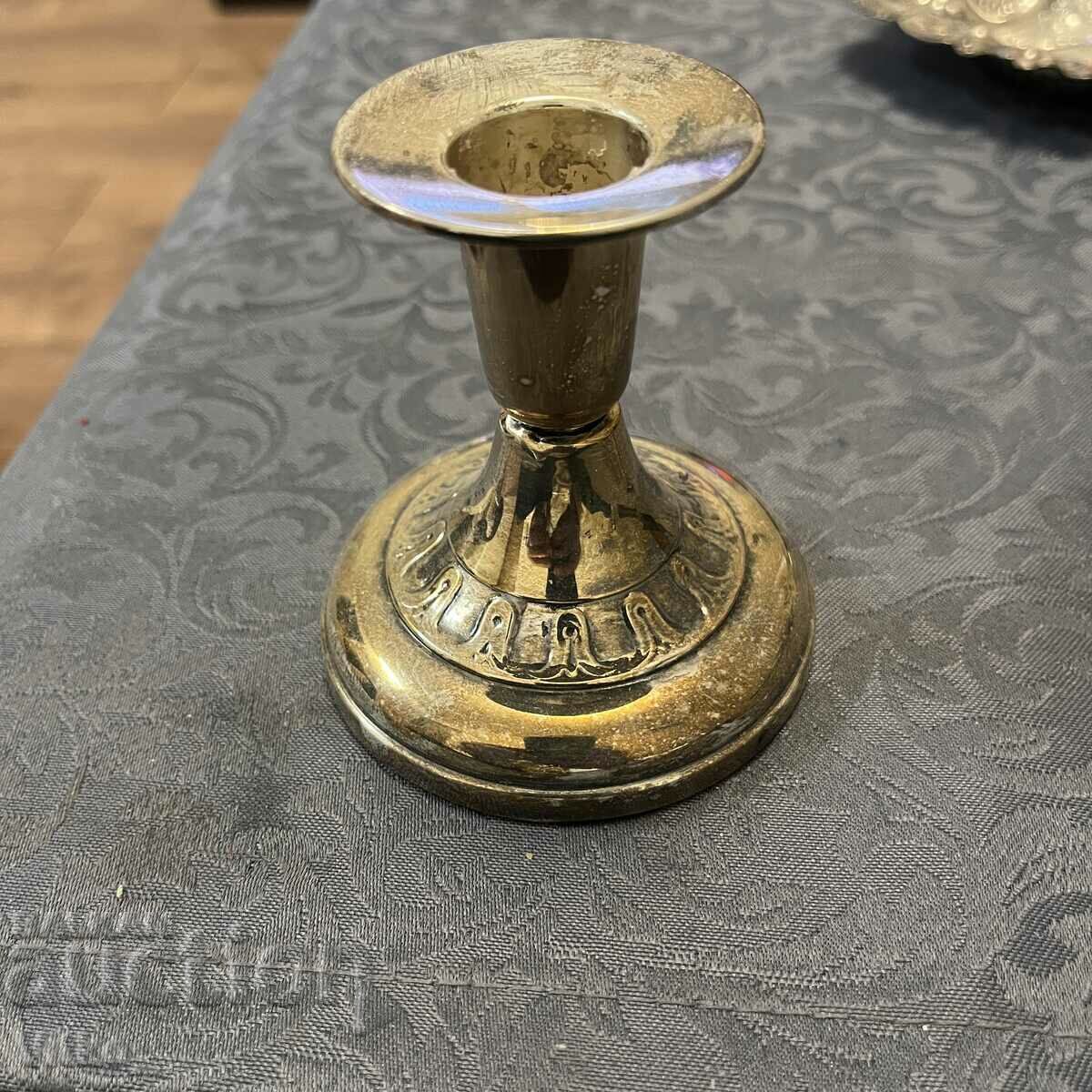 Шведски сребърен свещник , маркировки с цена 92.00 лв. | € 47.04 Шведски сребърен свещник , маркировки с цена 92.00 лв. | € 47.04