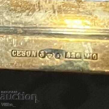 Шведски сребърен свещник , маркировки - 6 Шведски сребърен свещник , маркировки - 6