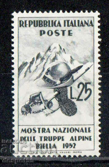 1952. Италия. Националното изложение на алпийските войски.