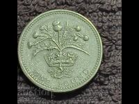 304/ Great Britain 1 pound - 1989