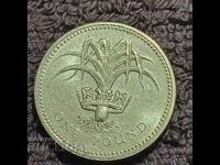 305/ Great Britain 1 pound - 1990