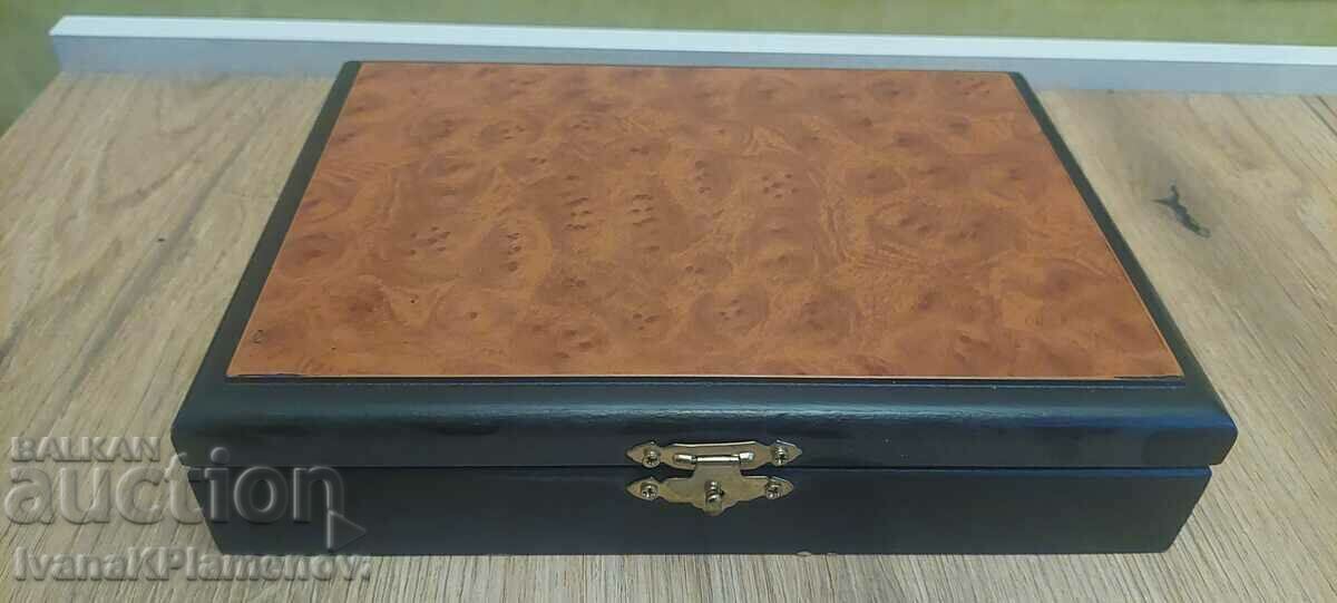 Wooden box for collectors