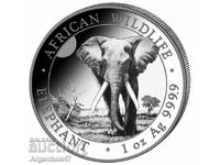 NEW!!! SILVER 1 OZ 2025 SOMALIA - SOMALI ELEPHANT