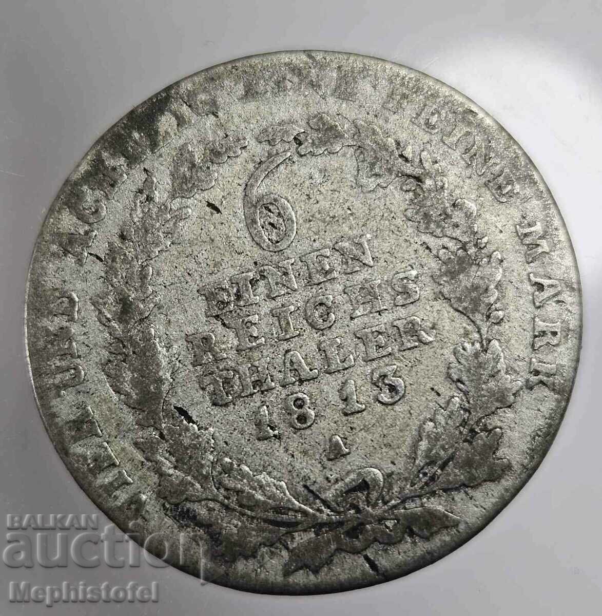 1/6 Thaler 1813, Πρωσία - ασημένιο νόμισμα