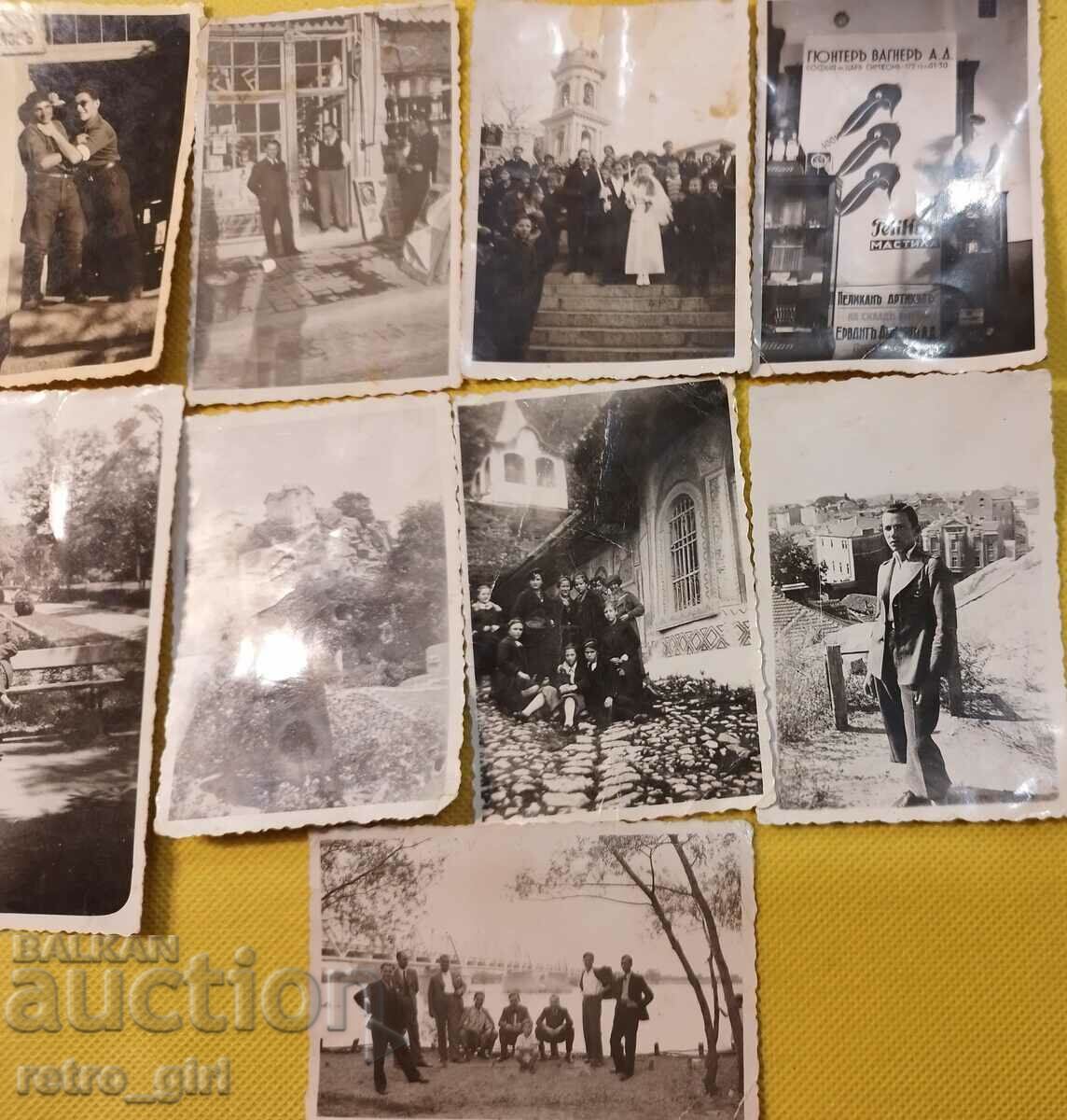 Auction Lot of old photos - Plovdiv 9 pieces. Auction Lot of old photos - Plovdiv 9 pieces.