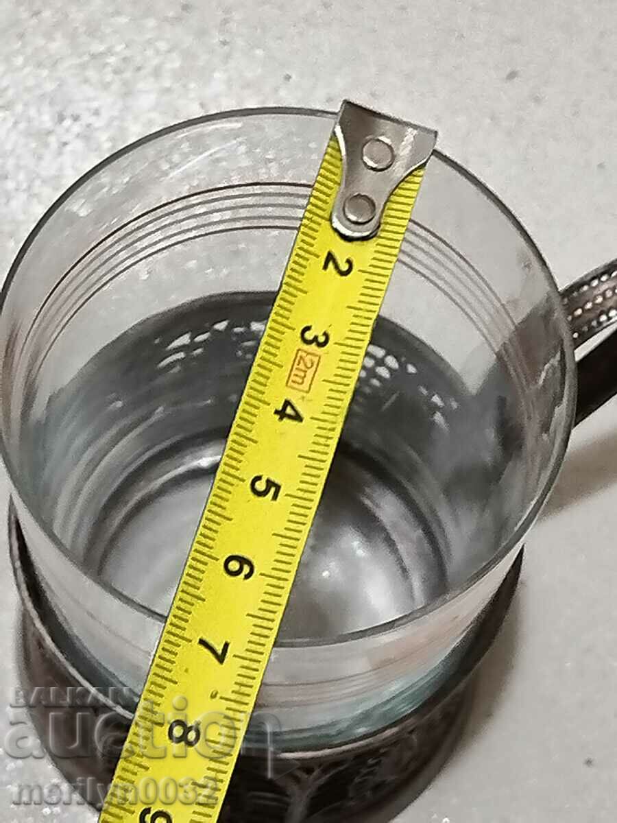 Filigree stemmed service for cups 6 pcs stemmed USSR cup - 6 Filigree stemmed service for cups 6 pcs stemmed USSR cup - 6