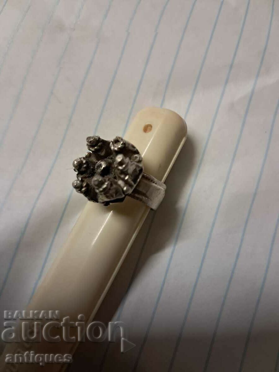 Αναγεννησιακό δαχτυλίδι ασήμι-1