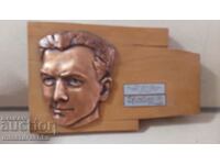 Copper bas-relief Jordan Lutibrodsky