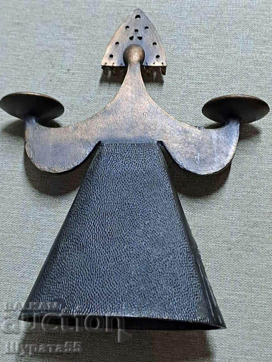 CANDLESTICK 24/30 cm. white metal with price 65.00 BGN | € 33.23 CANDLESTICK 24/30 cm. white metal with price 65.00 BGN | € 33.23