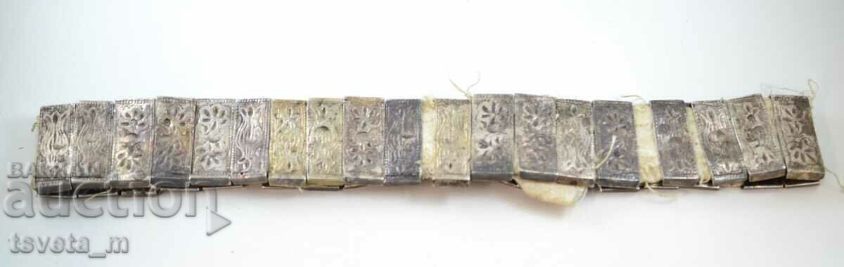 Livrarea Centura renascentista din argint cu tugra pe fiecare tigla