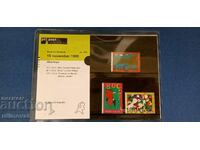 TIMBRIE POSTALE - CÂNGĂTOARELE CONCURSULUI DE DESIGN 1995