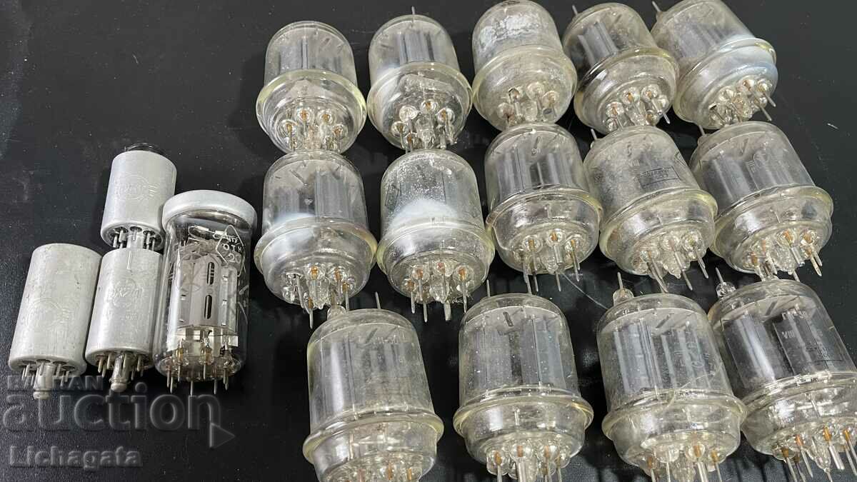 Radio lamps. Electronic scrap