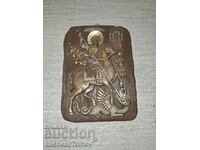 Beautiful icon of Saint George St. Kalinov perfect condition