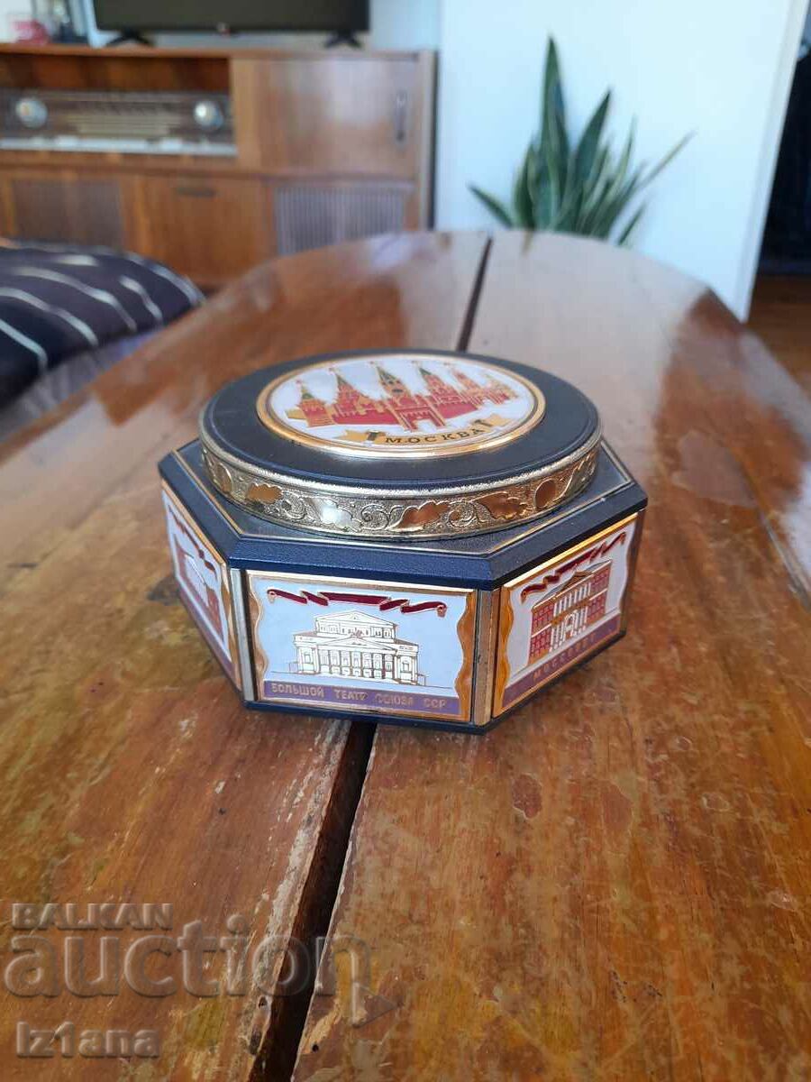 Old music box, stand