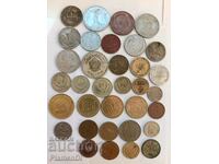 Lot of foreign old coins