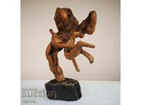 Unique Root Surgery, Walnut Root Statuette