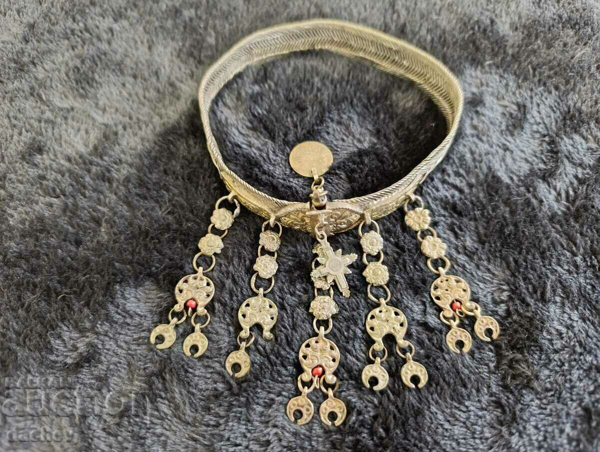 Colier de câine, bijuterii pentru gât renascentist din argint Colier de câine, bijuterii pentru gât renascentist din argint