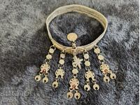 Σπάνιο ασημένιο κολιέ σκύλου με λαιμό αναγέννησης