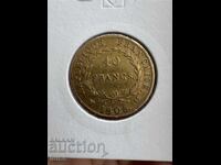 Gold Coin France 40 Francs 1806U Napoleon I