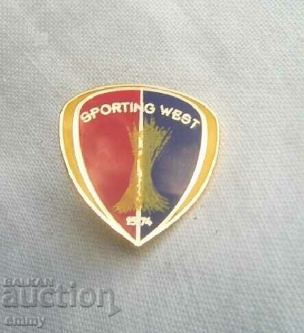 Football badge - Sporting West, Belgium