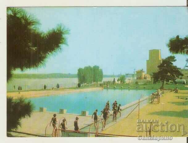 Card Bulgaria Silistra Summer bath**