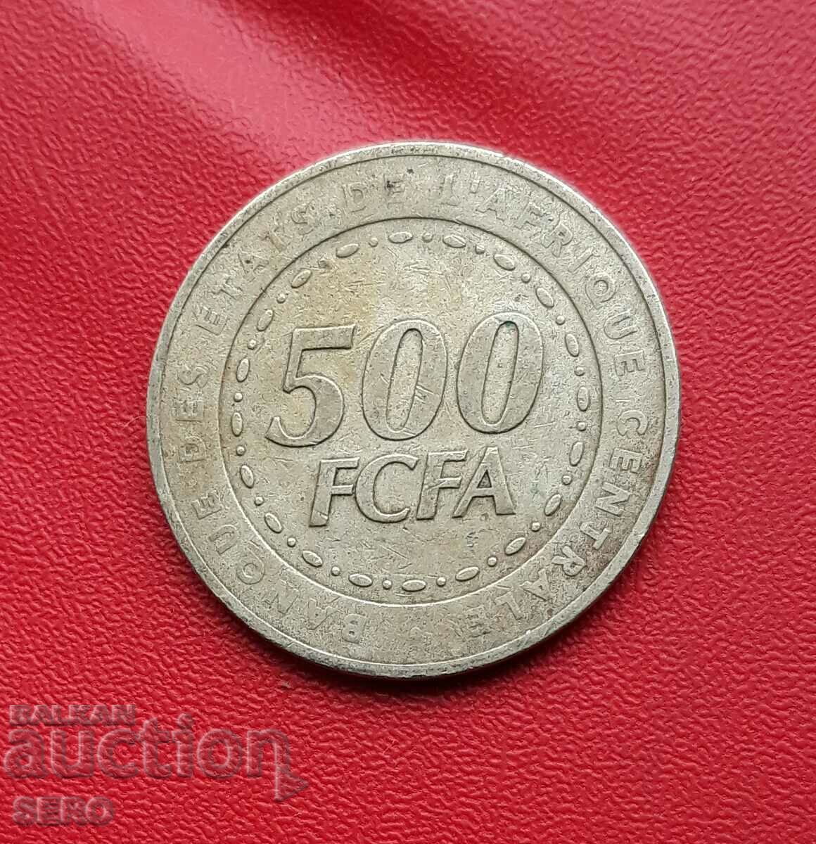 Френска Централна Африка-500 франка 2006