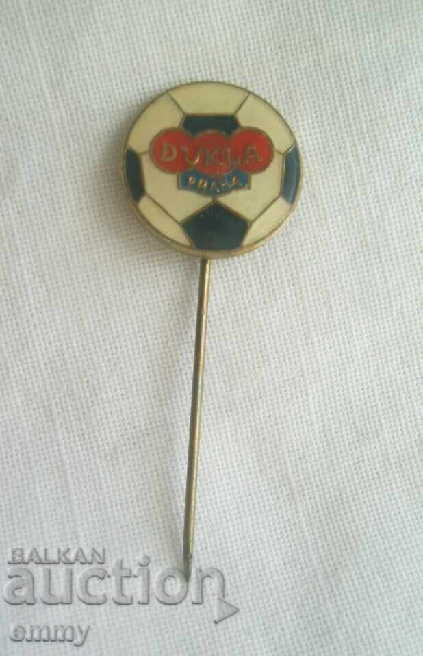 Σήμα ποδοσφαίρου - ΦΚ Δούκλα Πράγας / Dukla Praha, Τσεχοσλοβακία με τιμή € 1.20 | 2.35 BGN