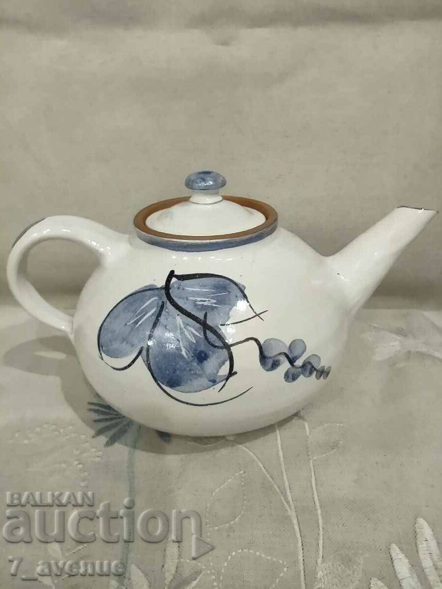Beautiful teapot with stand, author, ceramic Germany, 11/15/24 - 6 Beautiful teapot with stand, author, ceramic Germany, 11/15/24 - 6