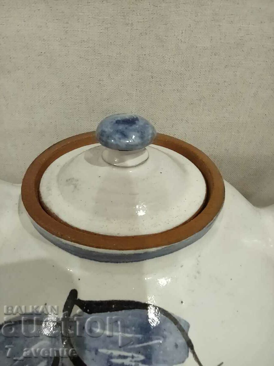 Beautiful teapot with stand, author, ceramic Germany, 11/15/24 - 7 Beautiful teapot with stand, author, ceramic Germany, 11/15/24 - 7