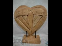 Decoration, heart, handmade, wood Germany, 11/15/24