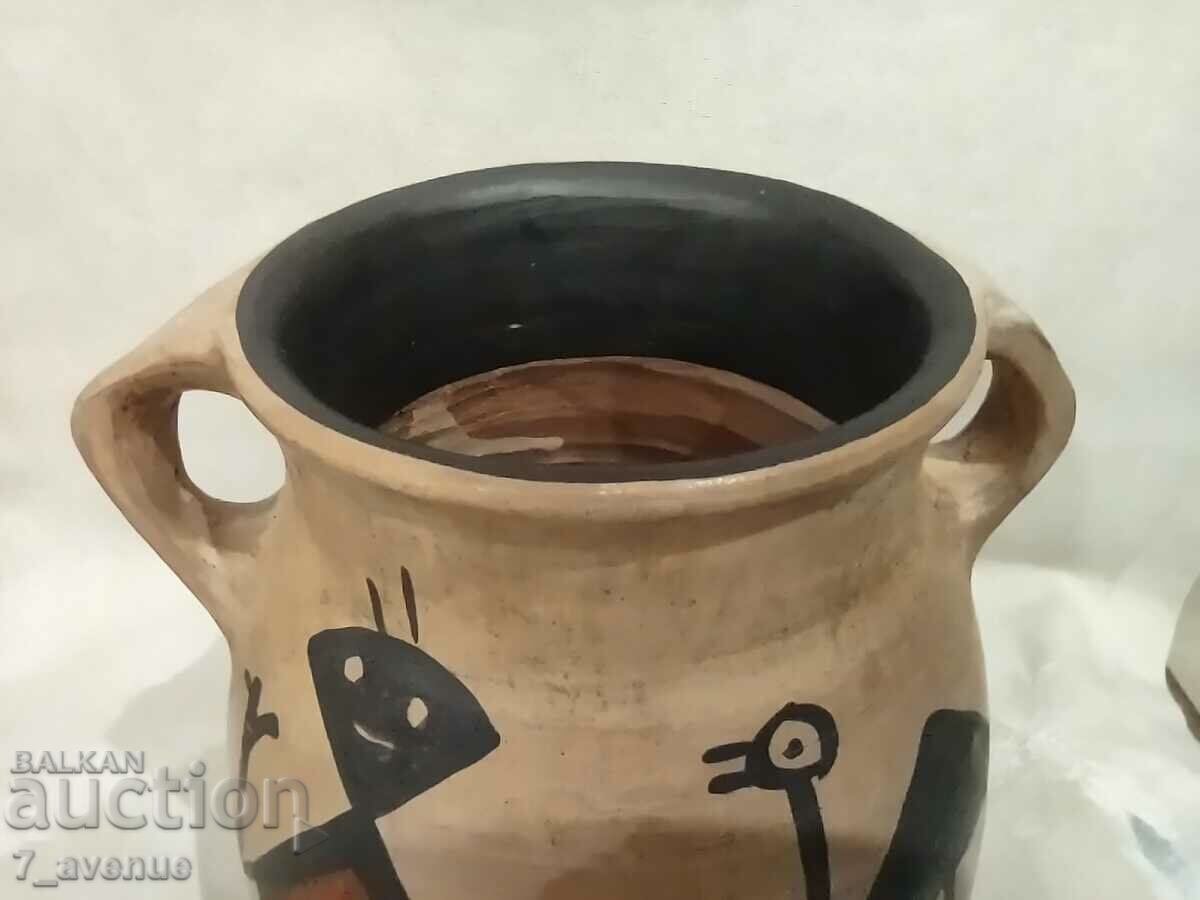 Interesting ceramic vessel, author, pottery, Chile, 11/15/24 - 6 Interesting ceramic vessel, author, pottery, Chile, 11/15/24 - 6