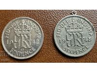 Sixpence 1942 silver