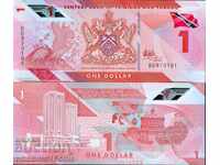 TOP PRET TRINIDAD TOBAGO 1 USD TRINIDAD 2020 2021 UNC POLIMER