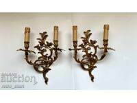 Vintage wall sconces, candlesticks 2 pieces