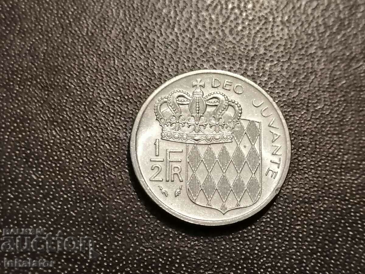 Monaco 1/2 Franc 1978