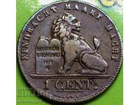 Belgia 1 cent 1894 - destul de rar