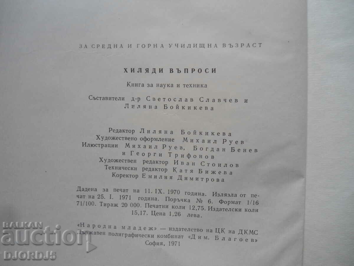 Delivery of Thousands of questions