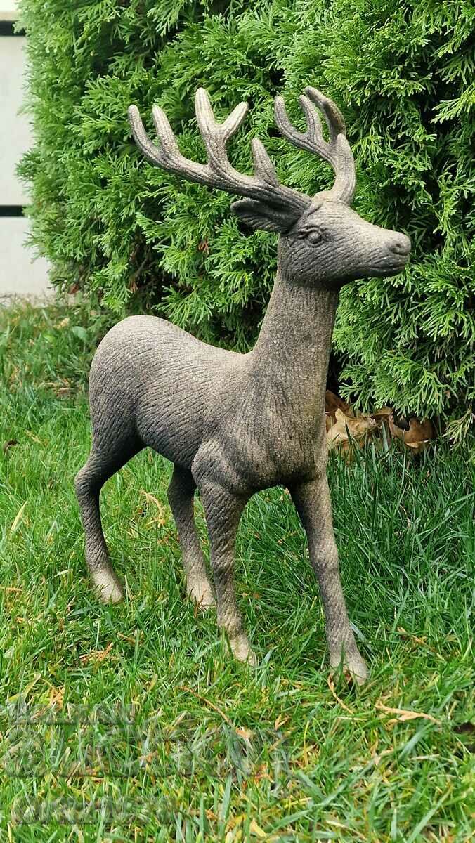 Gorgeous Large Deer, 45cm/ 30cm – καλλιτεχνική πατίνα.