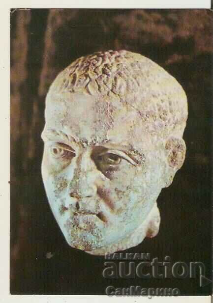 Card Bulgaria Silistra OIM Head of a Roman **