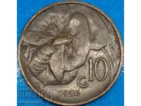 10 Centesimi 1934 Ιταλία Victor Emmanuel III