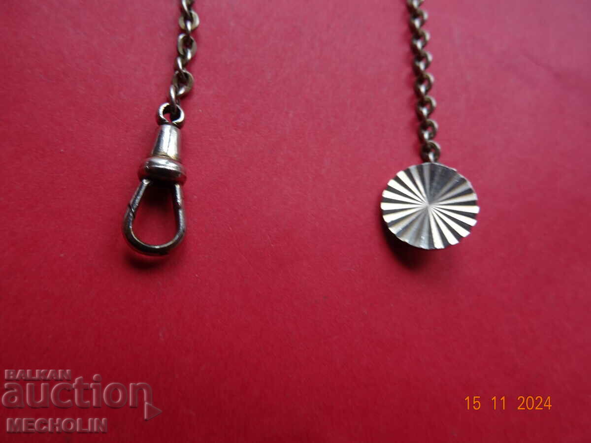 VERY OLD KUSTEC CHAIN POCKET WATCH 17 - 7 VERY OLD KUSTEC CHAIN POCKET WATCH 17 - 7