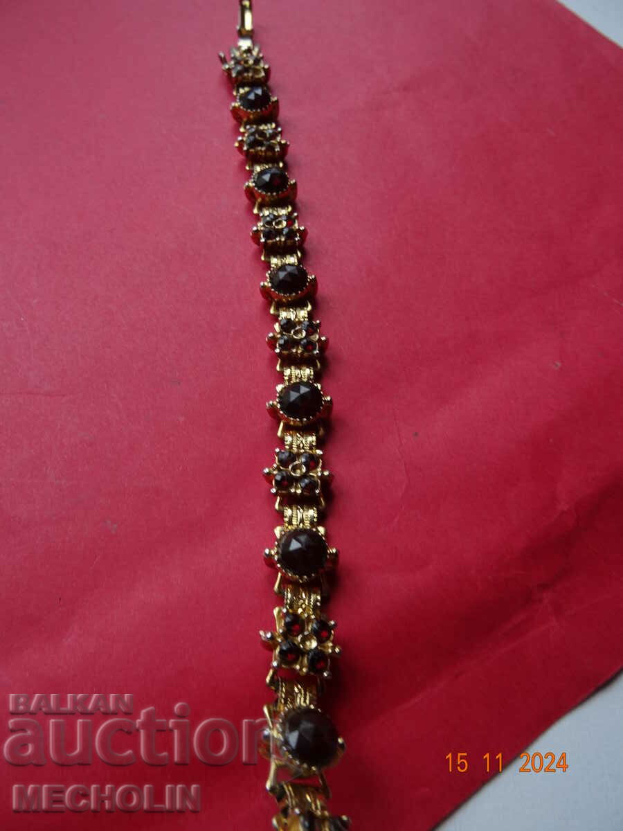 BRATARA FRUMOASA pietre rosii - 5 BRATARA FRUMOASA pietre rosii - 5