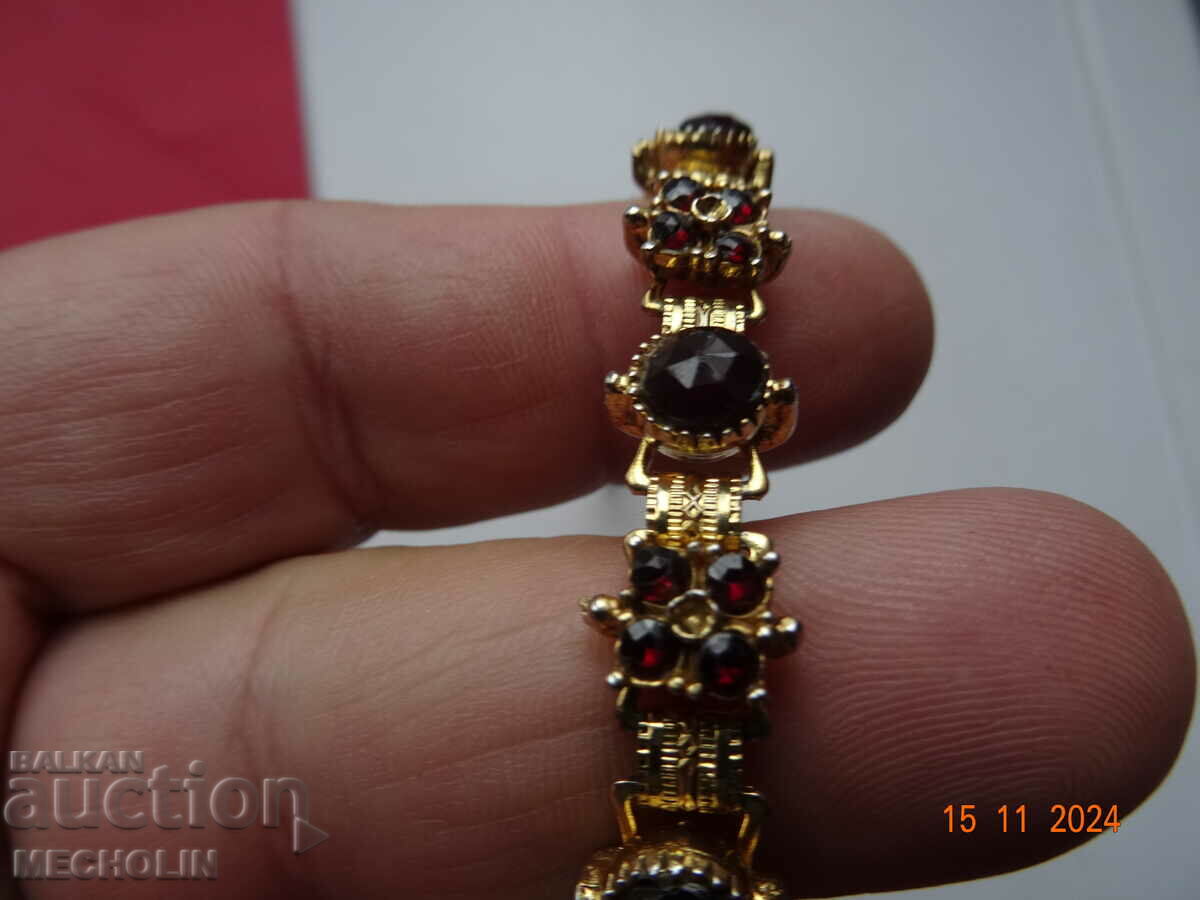 BRATARA FRUMOASA pietre rosii - 6 BRATARA FRUMOASA pietre rosii - 6