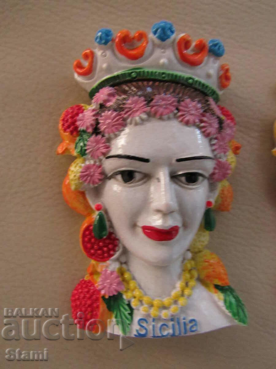 Auction Set of two Moor magnets from Sicily, Italy-1 Auction Set of two Moor magnets from Sicily, Italy-1