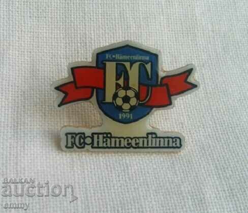 Insigna de fotbal - FC Hameenlinna, Finlanda