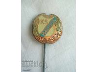 Insignă fotbal - KS Baildon Katowice/ KS Beĭldon , Polonia